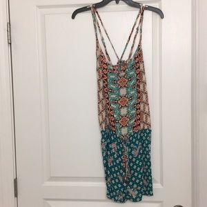 Patterned romper